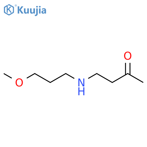 2-Butanone, 4-[(3-methoxypropyl)amino]- structure