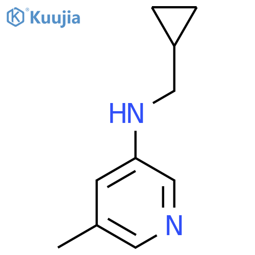 N-(Cyclopropylmethyl)-5-methylpyridin-3-amine structure