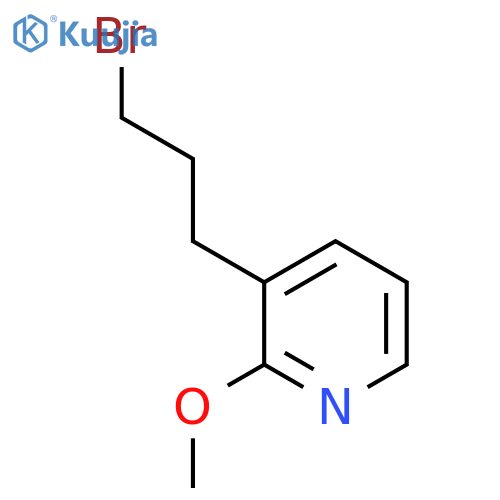3-(3-Bromopropyl)-2-methoxypyridine structure