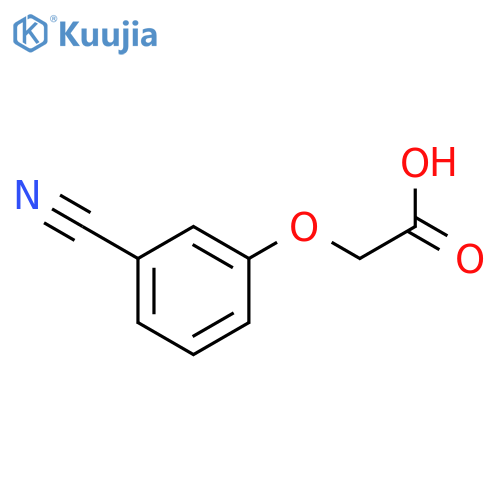 2-(3-cyanophenoxy)acetic acid structure