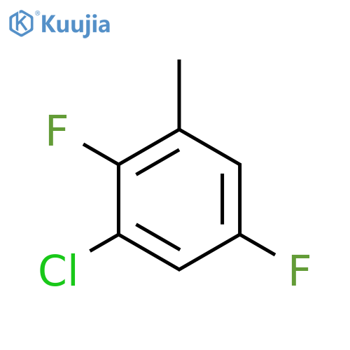 Benzene, 1-chloro-2,5-difluoro-3-methyl- structure