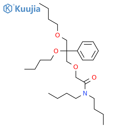Acetamide, N,N-dibutyl-2-(2,3-dibutoxy-2-phenylpropoxy)- structure