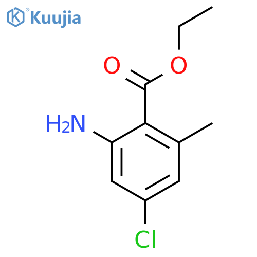 Ethyl 2-amino-4-chloro-6-methylbenzoate structure