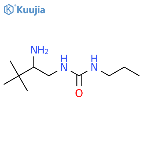 3-(2-Amino-3,3-dimethylbutyl)-1-propylurea structure