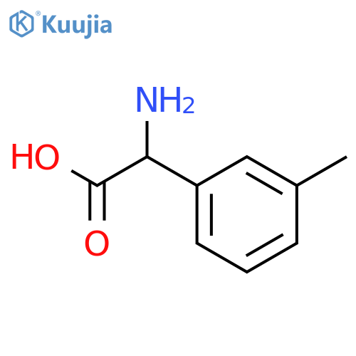 2-amino-2-(3-methylphenyl)acetic acid structure