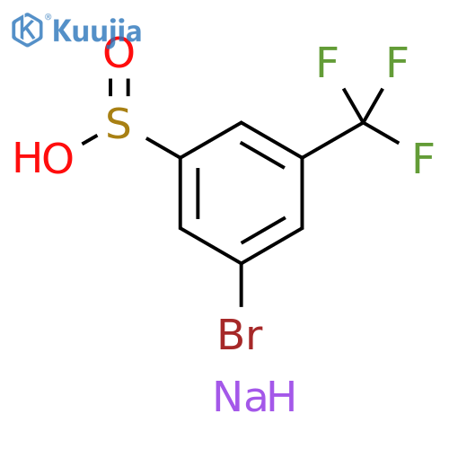 3-bromo-5-(trifluoromethyl)benzenesulfinate structure