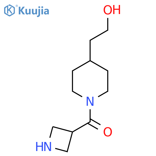 azetidin-3-yl(4-(2-hydroxyethyl)piperidin-1-yl)methanone structure