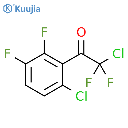 2-chloro-1-(6-chloro-2,3-difluorophenyl)-2,2-difluoroethanone structure