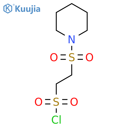 2-(piperidine-1-sulfonyl)ethane-1-sulfonyl chloride structure