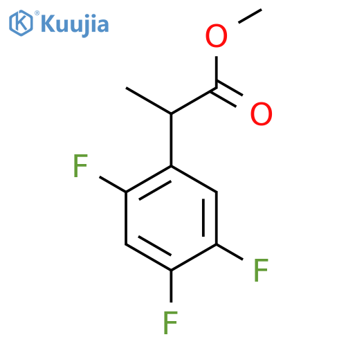 Methyl 2-(2,4,5-trifluorophenyl)propanoate structure