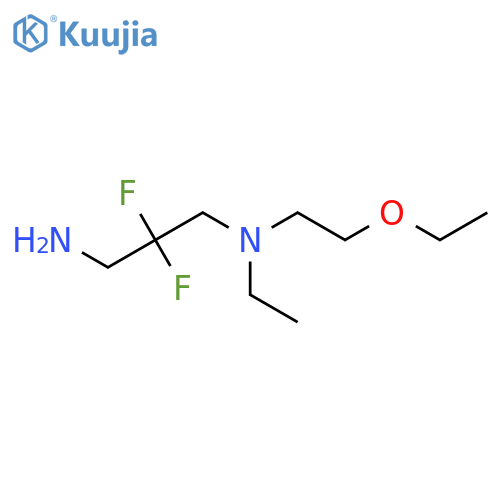 N'-(2-ethoxyethyl)-N'-ethyl-2,2-difluoropropane-1,3-diamine structure