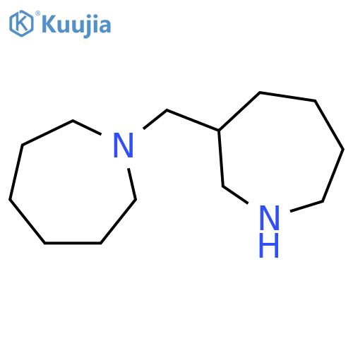 1H-Azepine, 1-[(hexahydro-1H-azepin-3-yl)methyl]hexahydro- structure