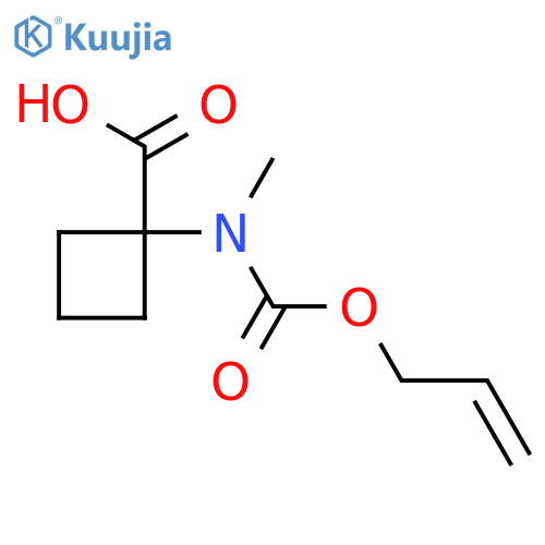 1-{methyl(prop-2-en-1-yloxy)carbonylamino}cyclobutane-1-carboxylic acid structure