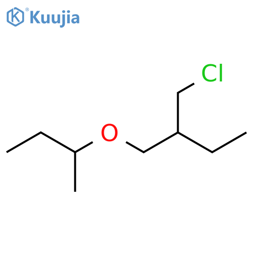Butane, 2-(chloromethyl)-1-(1-methylpropoxy)- structure
