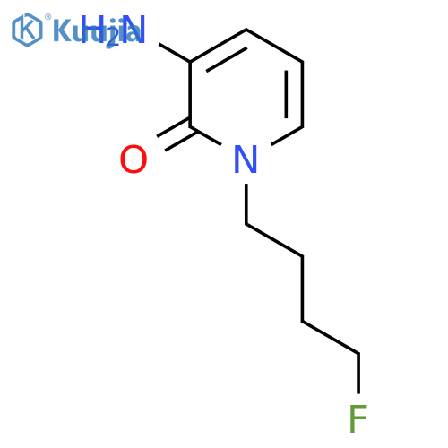 3-Amino-1-(4-fluorobutyl)-1,2-dihydropyridin-2-one structure