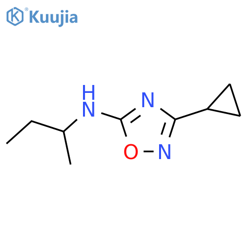 N-(Butan-2-yl)-3-cyclopropyl-1,2,4-oxadiazol-5-amine structure