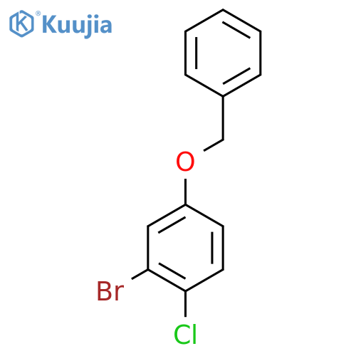 4-(Benzyloxy)-2-bromo-1-chlorobenzene structure