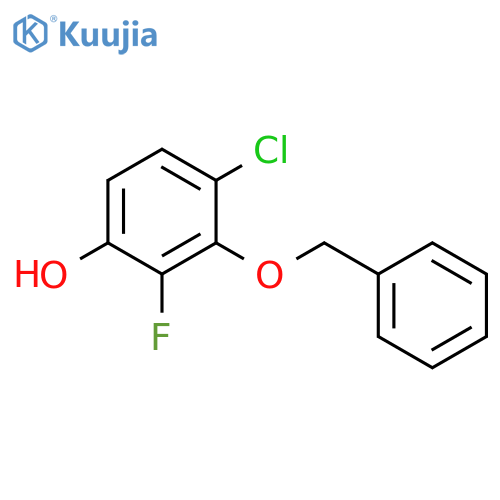 3-(benzyloxy)-4-chloro-2-fluorophenol structure