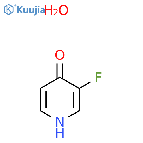 3-Fluoropyridin-4-OL hydrate structure