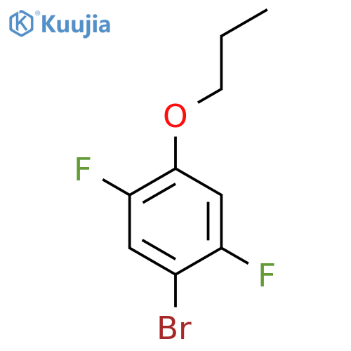 1-Bromo-2,5-difluoro-4-propoxybenzene structure