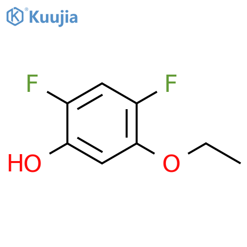 Phenol, 5-ethoxy-2,4-difluoro- structure