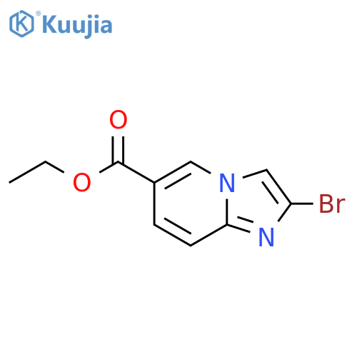 Ethyl 2-bromoimidazo[1,2-a]pyridine-6-carboxylate structure