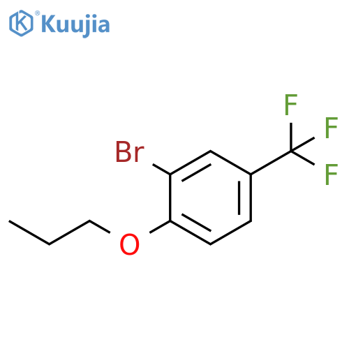 2-bromo-1-propoxy-4-(trifluoromethyl)benzene structure