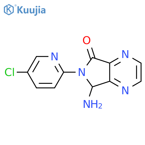 7-Amino-6-(5-chloropyridin-2-yl)-6,7-dihydro-5H-pyrrolo[3,4-b]pyrazin-5-one structure
