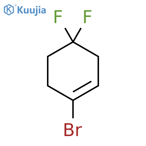 1-Bromo-4,4-difluorocyclohex-1-ene structure