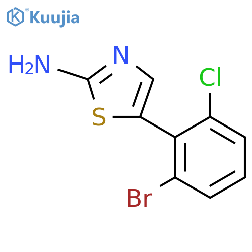 5-(2-Bromo-6-chlorophenyl)thiazol-2-amine structure