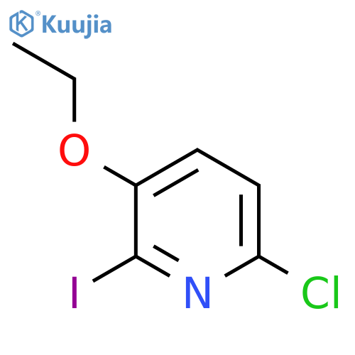 6-Chloro-3-ethoxy-2-iodopyridine structure