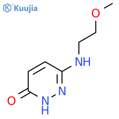 6-((2-Methoxyethyl)amino)pyridazin-3-ol structure