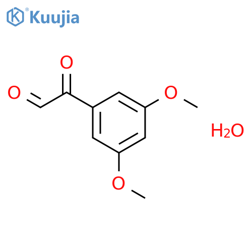 3,5-Dimethoxyphenylglyoxal hydrate structure