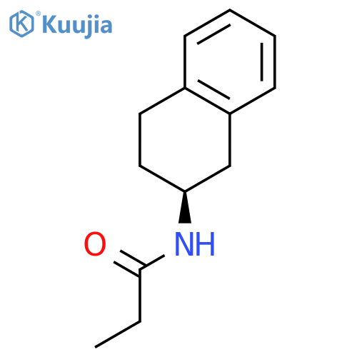 Propanamide, N-[(2S)-1,2,3,4-tetrahydro-2-naphthalenyl]- structure