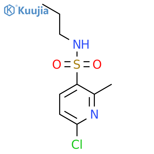 6-chloro-2-methyl-N-propylpyridine-3-sulfonamide structure