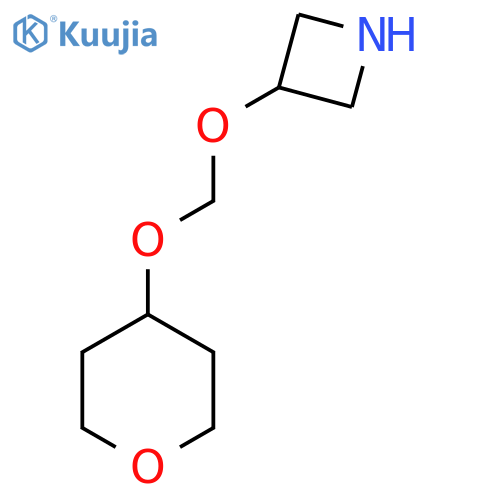 3-[(Oxan-4-yloxy)methoxy]azetidine structure