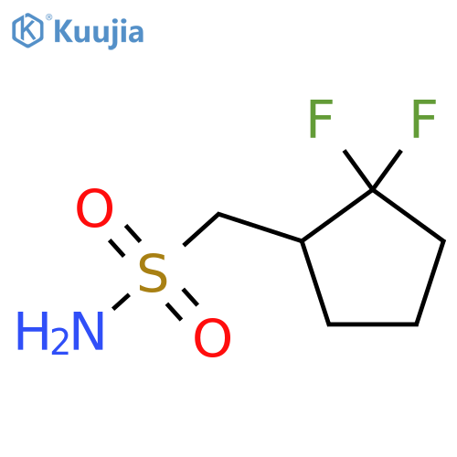 (2,2-Difluorocyclopentyl)methanesulfonamide structure
