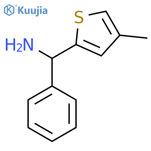 (4-Methylthiophen-2-yl)(phenyl)methanamine structure