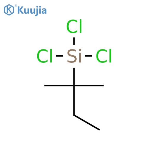 Silane, trichloro(1,1-dimethylpropyl)- structure