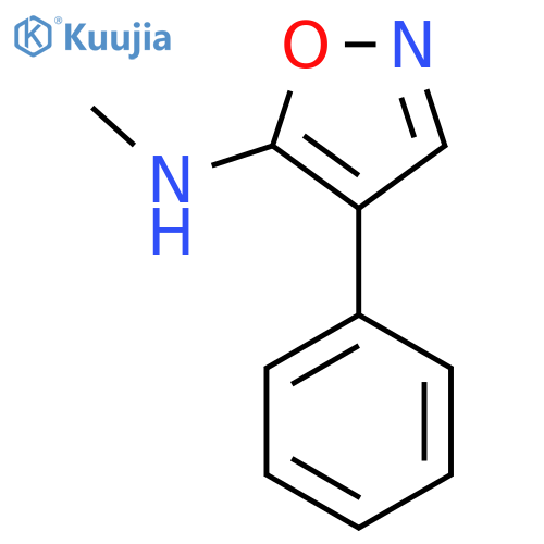 N-methyl-4-phenyl-1,2-oxazol-5-amine structure