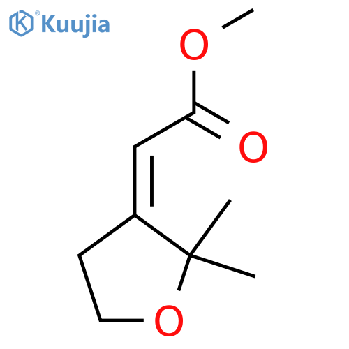 Methyl 2-(2,2-dimethyloxolan-3-ylidene)acetate structure