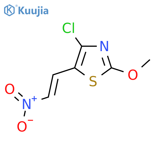 4-Chloro-2-methoxy-5-(2-nitroethenyl)-1,3-thiazole structure