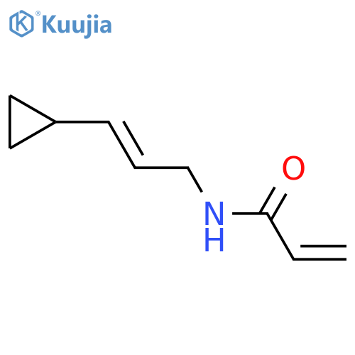 N-(3-cyclopropylprop-2-en-1-yl)prop-2-enamide structure