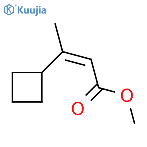 methyl (2Z)-3-cyclobutylbut-2-enoate structure