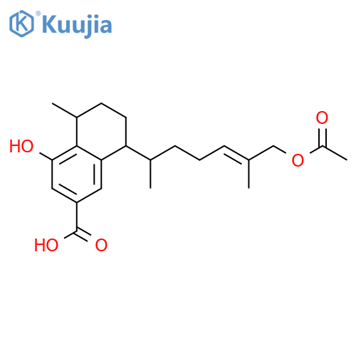 8,16-Dihydroxy-14-serrulaten-19-oic acid; (14E)-form, 16-Ac structure