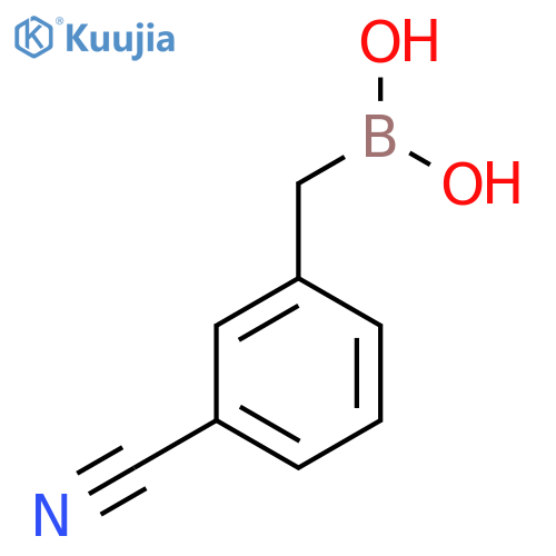 (3-cyanophenyl)methylboronic acid structure