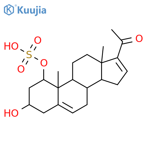 1,3-Dihydroxypregna-5,16-dien-20-one; (1β,3β)-form, 1-Sulfate structure
