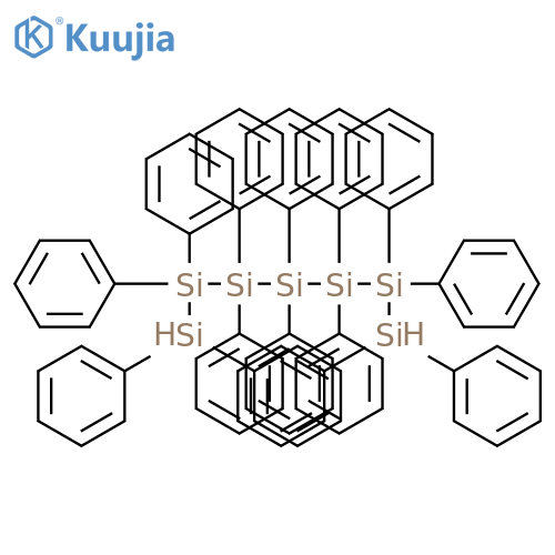 Heptasilane, 1,1,2,2,3,3,4,4,5,5,6,6,7,7-tetradecaphenyl- structure