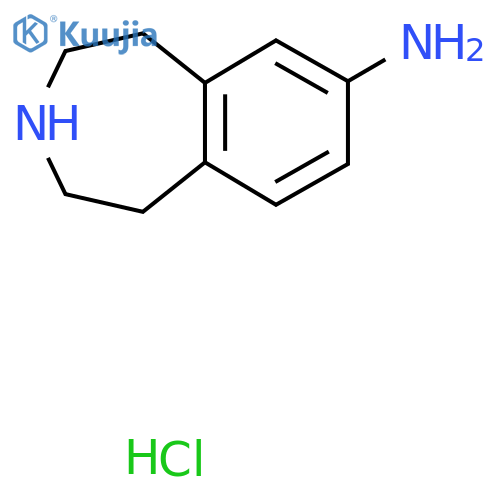 2,3,4,5-Tetrahydro-1H-3-benzazepin-7-amine Hydrochloride structure