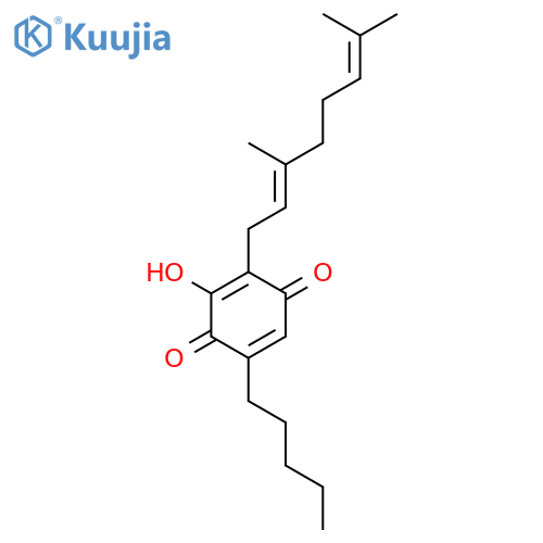 Dehydroxy Cannabigerolic Acid structure